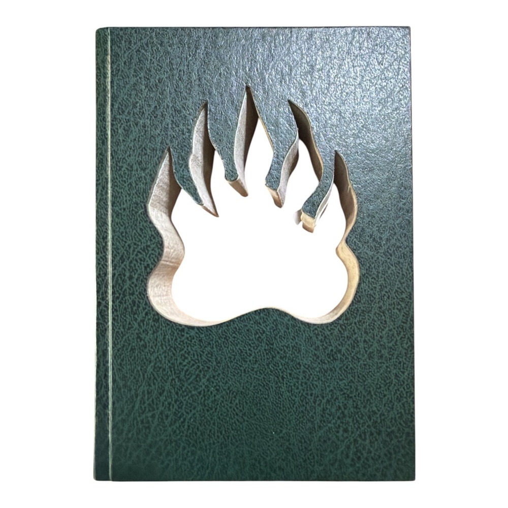 Vtg Readers Digest Book Art Bear Paw Carved Sculpture Forest Green 1995 Vol 5